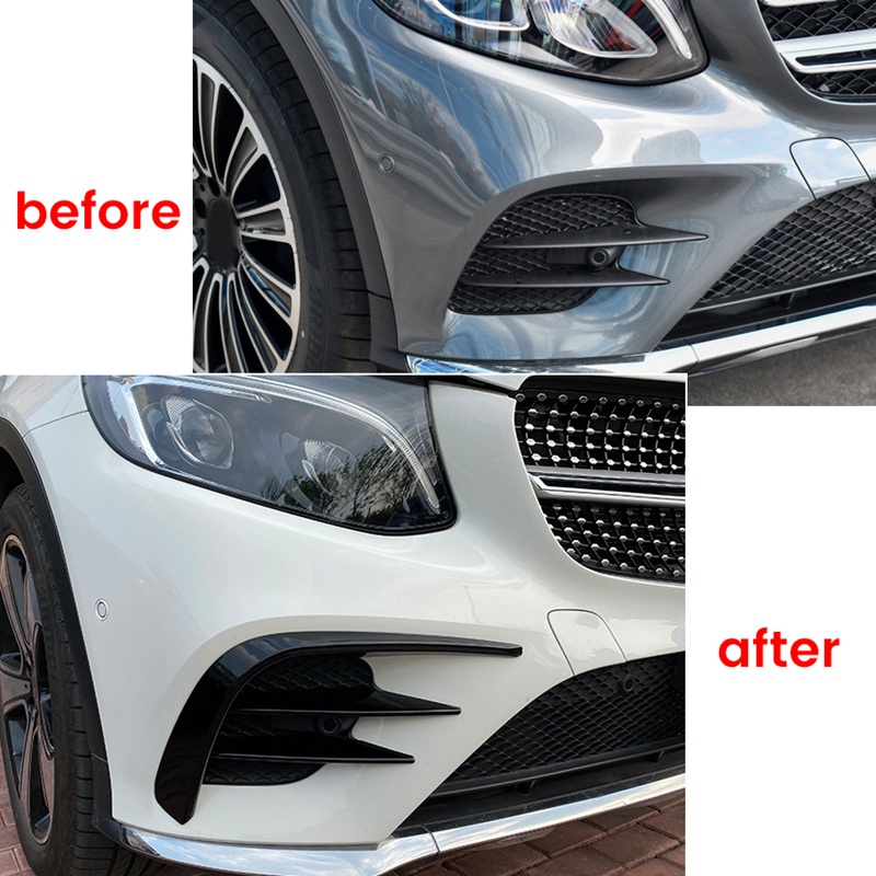 Khung Gắn Đèn Sương Mù Phía Trước Cho Mercedes-Benz GLC-Class X253 2016-2019 GLC260 300 GLC43 AMG