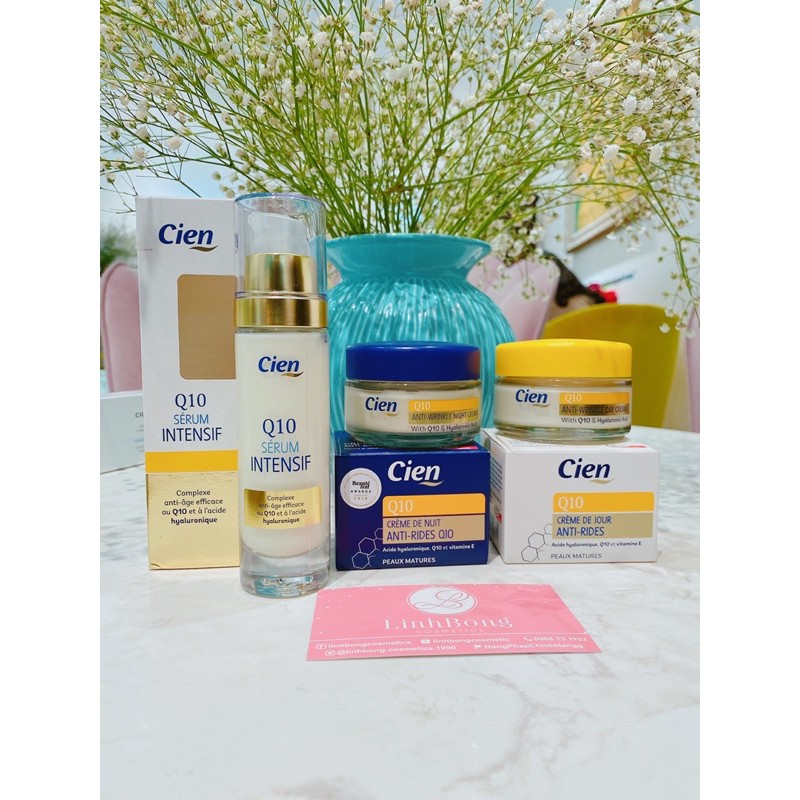 KEM DƯỠNG NGÀY - ĐÊM - SERUM CIEN Q10 DƯỠNG ẨM CHỐNG LÃO HOÁ NỘI ĐỊA PHÁP (chọn phân loại)
