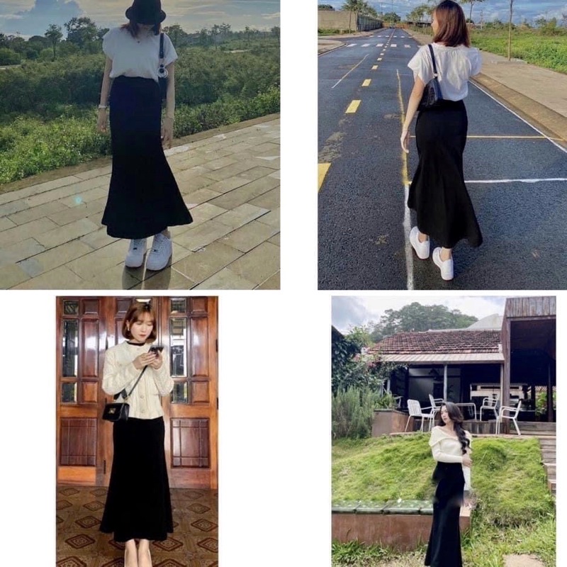 Chân váy dài đuôi cá hothit siêu đẹp