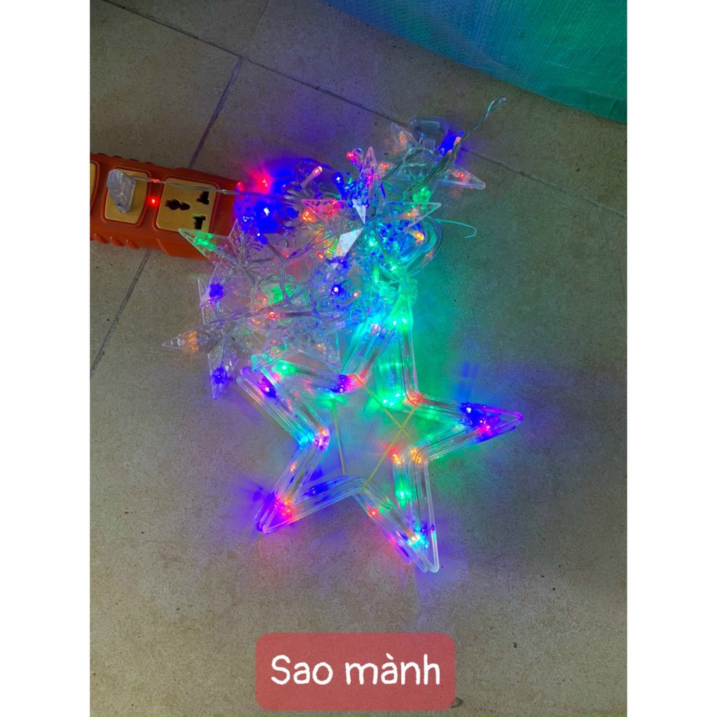Đèn nháy 10 ngôi sao to đẹp trang trí nhà.