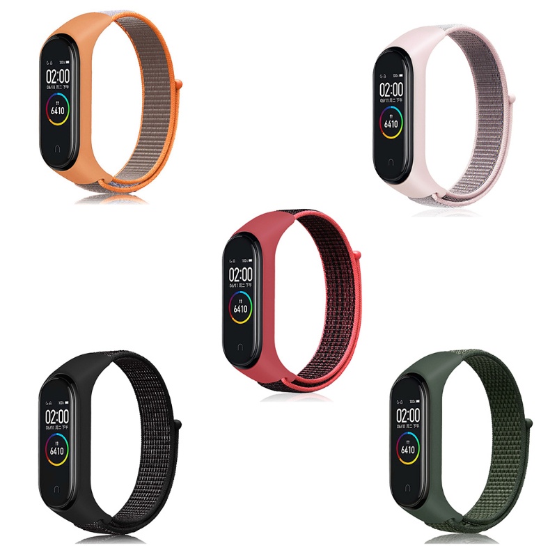 Dây Đeo Nylon Thay Thế Cho Đồng Hồ Thông Minh Mi Band 5 6