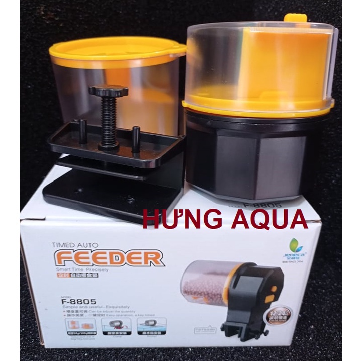 Máy cho cá ăn tự động, máy cho ăn hẹn giờ tiện lợi dễ sử dụng 2 chế độ hẹn giờ cho ăn