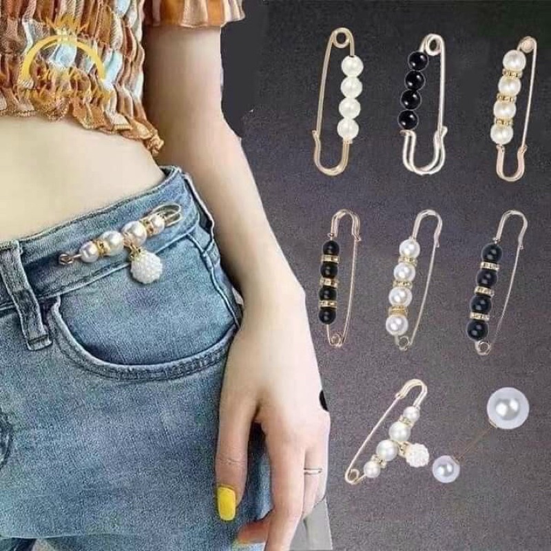 Ghim cài áo thu gọn size quần áo bé lại