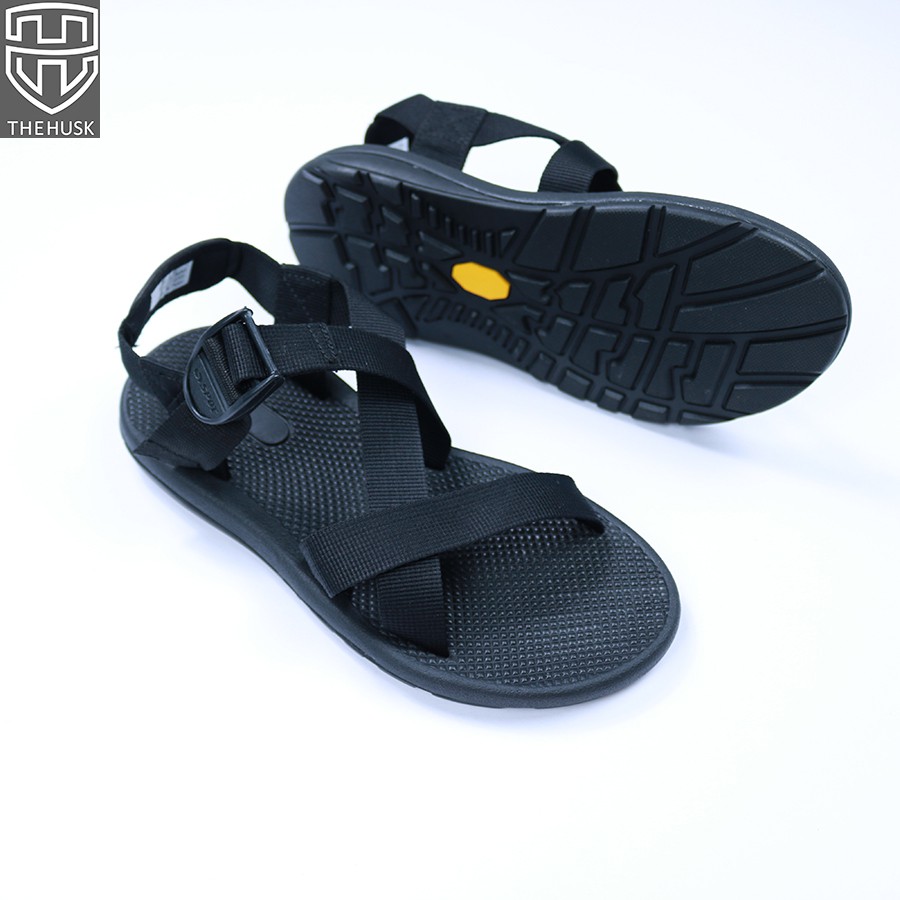 Giày Sandals Unisex HuuCuong & TheHusk Quai Chéo Quai Dù Đế Cao Su - TH6