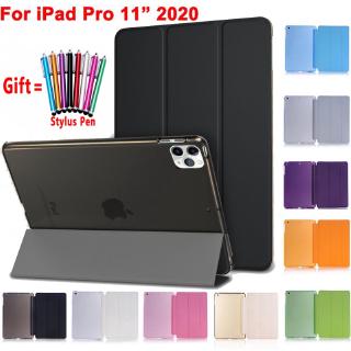 Ốp lưng cứng có chức năng ngủ tự động + giá đỡ nhẹ cho iPad Pro 11'' 2nd Gen 11inch 2020