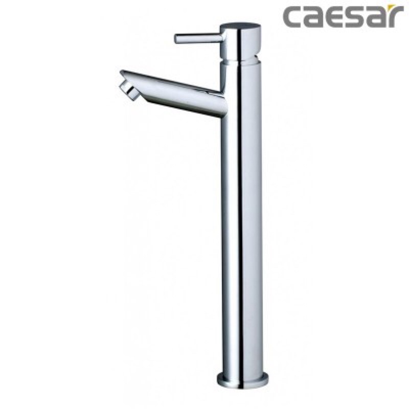 VÒI CHẬU LAVABO CAESAR LẠNH CAO 30cm B041cu, KÈM XẢ NHẤN (Chính hãng 100%)