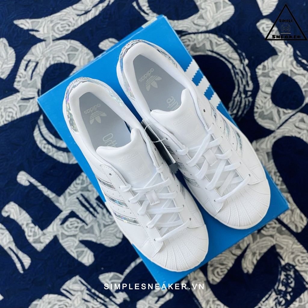 Giày Adidas Superstar Diamond 💙FREESHIP💙 Giày Thể Thao Nữ Adidas Chuẩn Auth - Adidas Super Star Kim Cương Chính Hãng