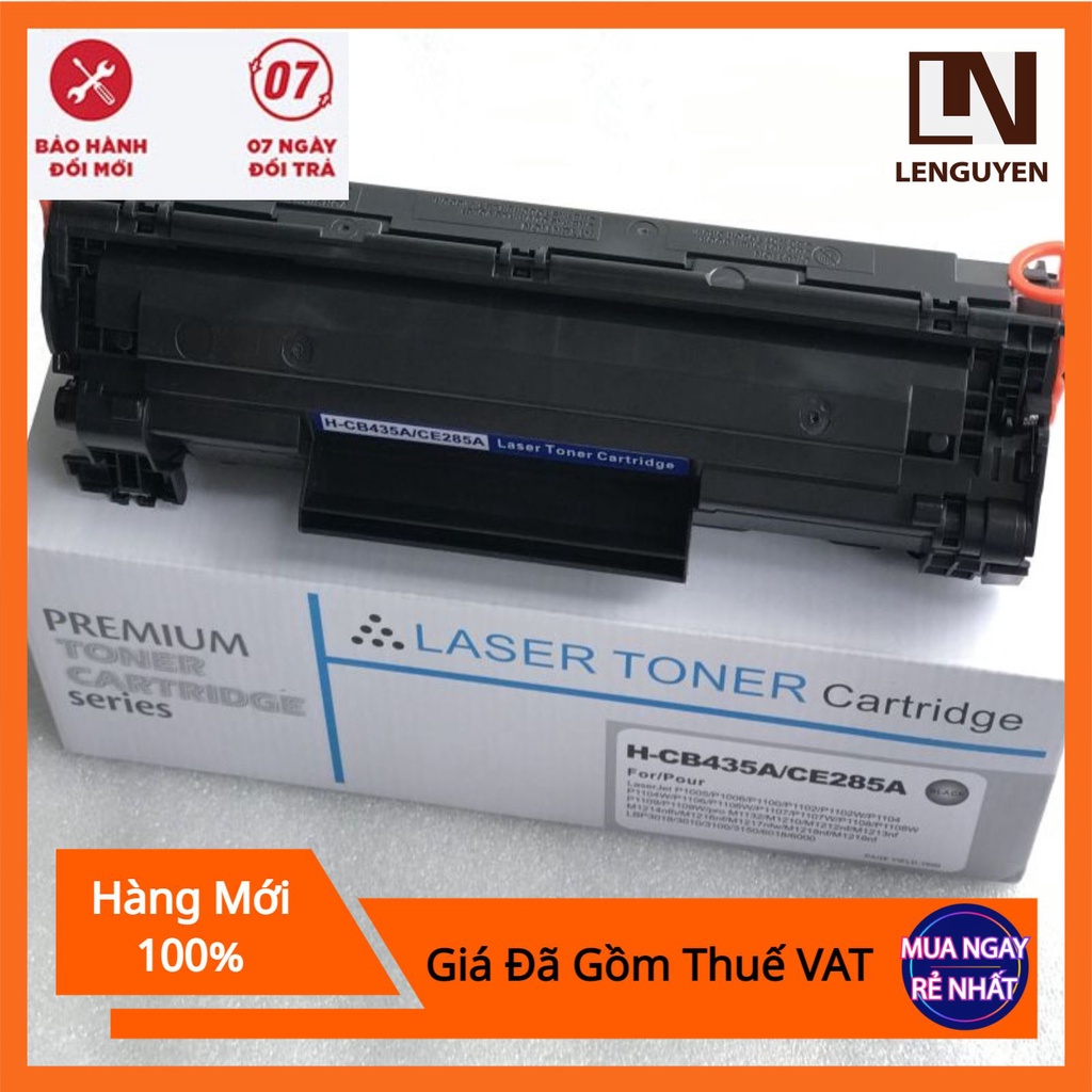 [Đã gồm VAT] Hộp mực máy in LBP 6030, 6030W, 6000, MF3010 Hp P1102, M1132, M1212 | Mực in 35A/85A sắc nét, Giá Rẻ