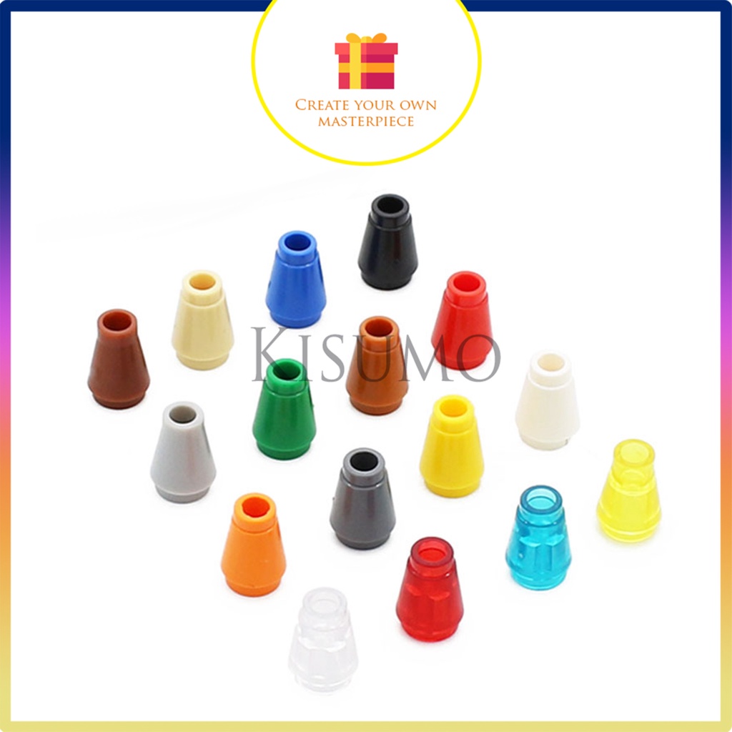 Đồ chơi giáo dục lắp ráp   logo moc combo 20 gạch chóp 59900 bk6, bk7