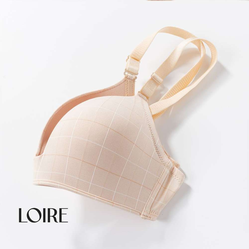 [Mã FAMARAL1 giảm 10K đơn từ 50K] Áo Lót Không Gọng Đệm Mỏng Loirechic BRC02 Kẻ caro + Đệm liền + 3 Nấc cài | BigBuy360 - bigbuy360.vn