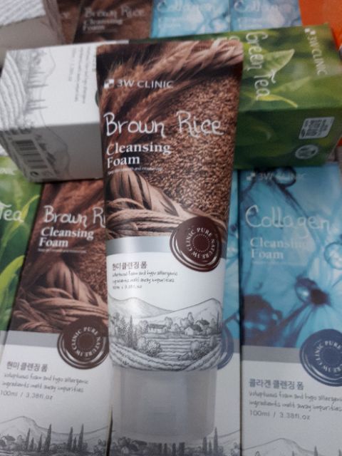 ☆SỮA RỬA MẶT 3W CLINIC COLLAGEN,TRA XANH ,GẠO,HOA HỒNG | BigBuy360 - bigbuy360.vn