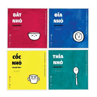 Sách Wabooks - Ehon Đồ Vật (Thìa nhỏ + Bát Nhỏ + Đĩa nhỏ + Cốc nhỏ)