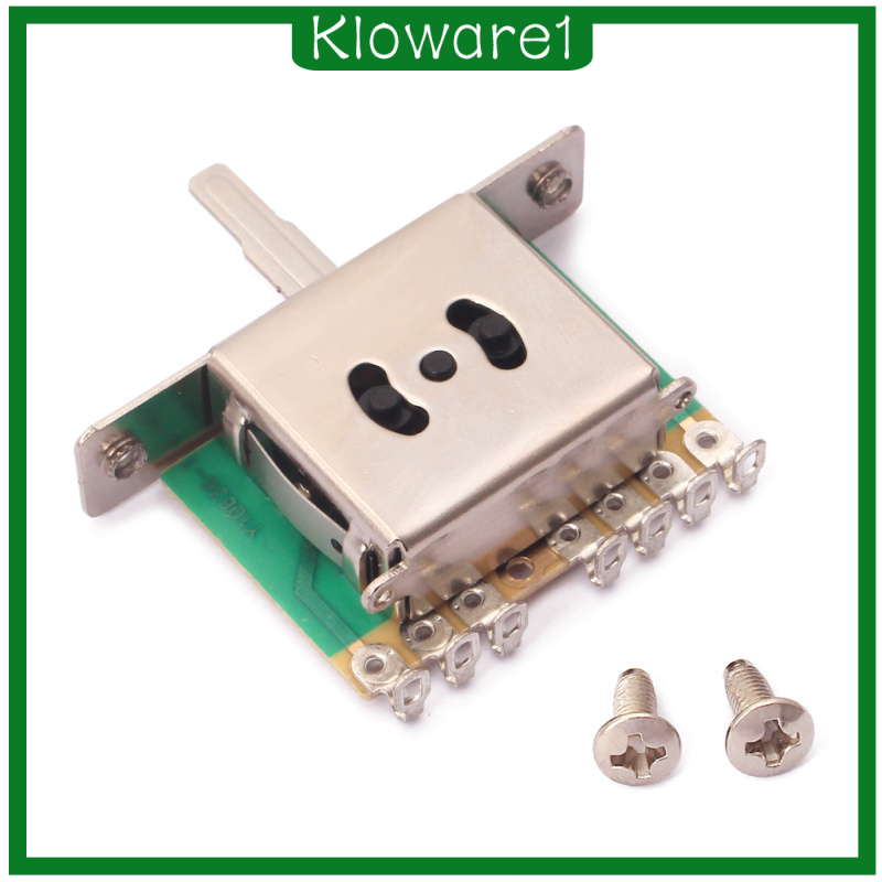 [KLOWARE1]Electric Guitar 5 Way Pickup Selector Switch, Golden Tips