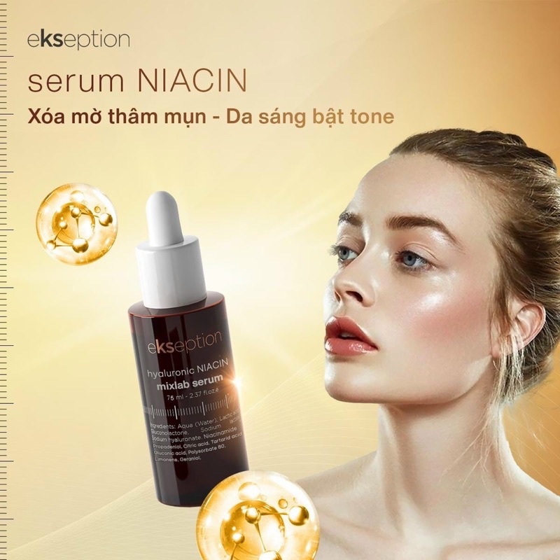 TINH CHẤT GIẢM M.Ụ.N MỜ THÂM SE KHÍT LỖ CHÂN LÔNG Hyaluronic Niacin