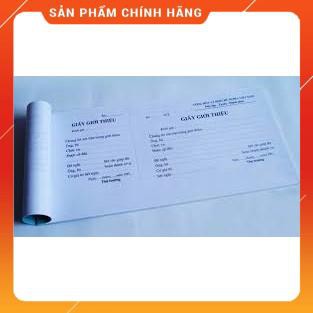 [Chính Hãng] [Nowship] Giấy Giới Thiệu 1 liên 13x19cm (50 tờ) Loại Tốt