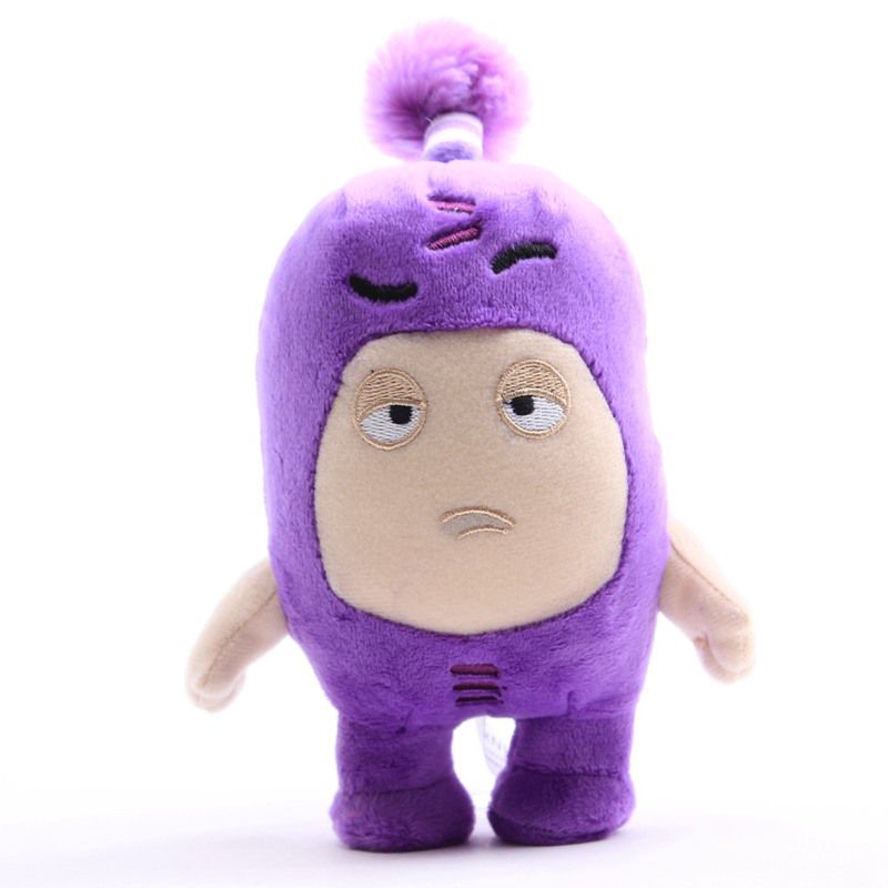 Đồ chơi búp bê nhồi bông hình nhân vật Oddbods Cuddly Pogo Zee Jeff Fuse Slick mềm mại mới 18cm đáng yêu dành cho bé