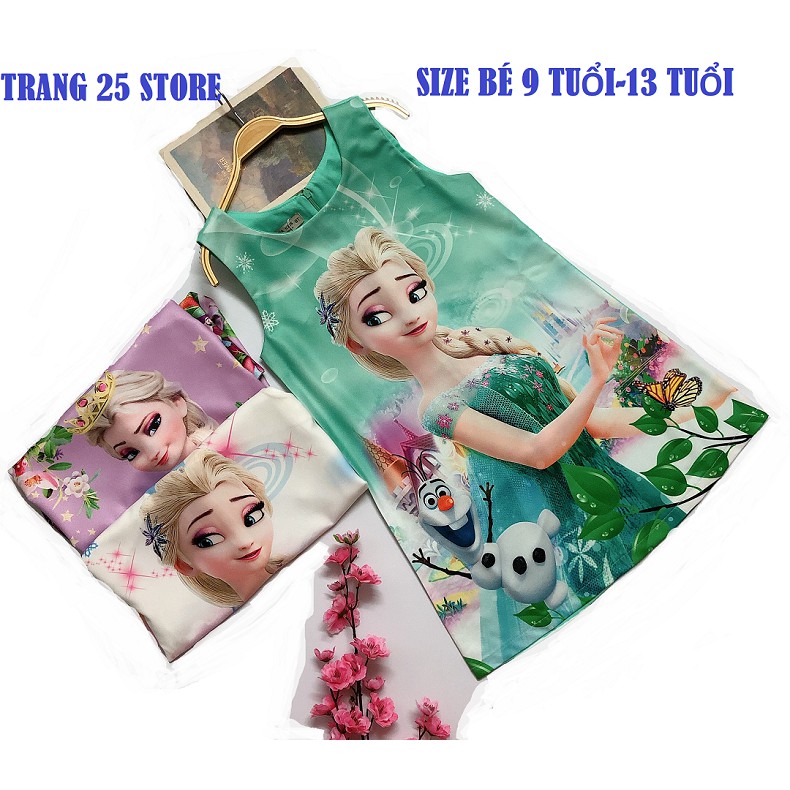 Đầm Elsa Bé Gái Form A dễ mặc, thoải mái vận động AD091-Trang 25 KIds