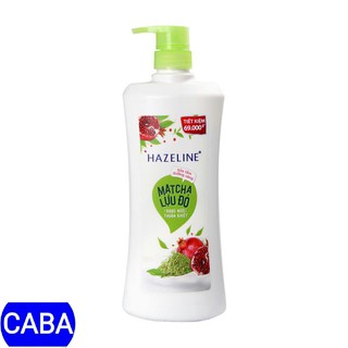 HAZELINE Sữa tắm matcha lựu đỏ 900g