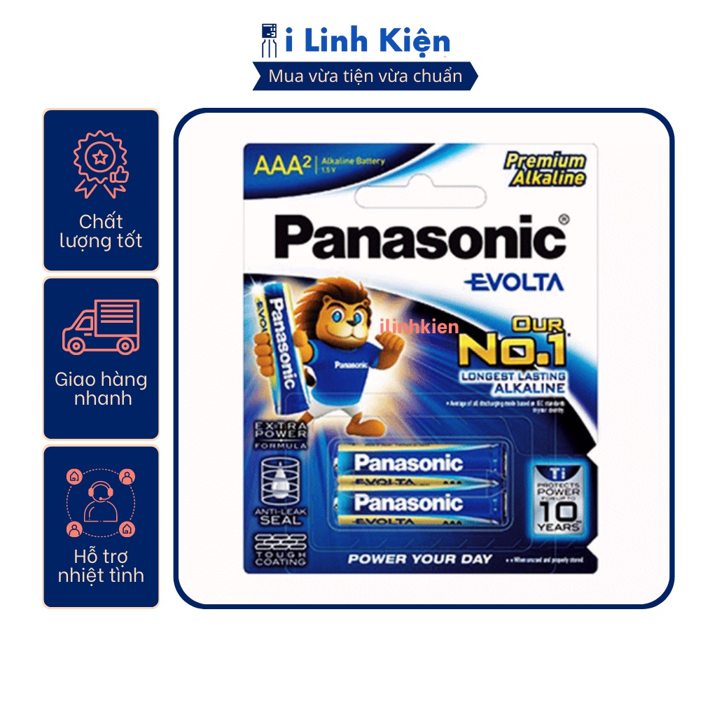 Pin Panasonic chính hãng đa dạng các loại