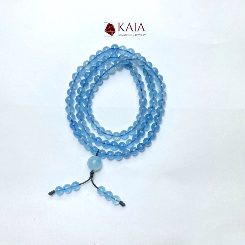 Vòng tay phong thủy Aquamarine viên đá của biển cả - KAIA