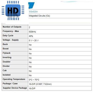 [HD] SG3525AN DIP16 zin HD1