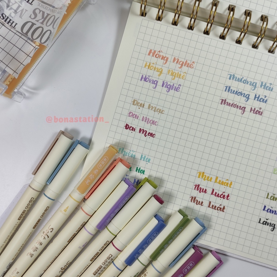 Bút thư pháp Soft Brush Sign Pen ngòi cao cấp viết Calligraphy | BPB005