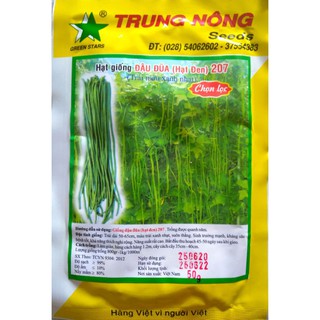 Hạt giống đậu đũa hạt đen trung nông 207