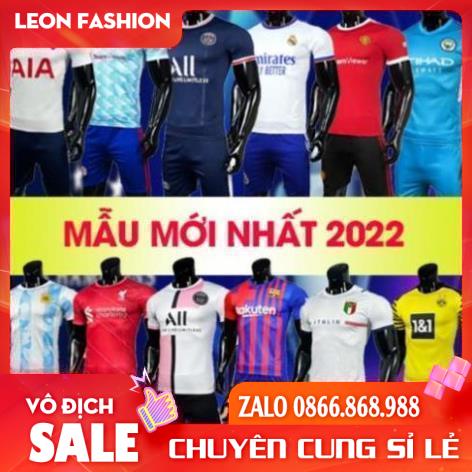 Áo bóng đá CLB ngắn tay chất liệu thun lạnh, xả hàng giá gốc