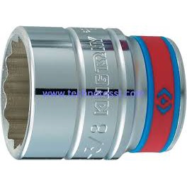 Đầu tuýp trắng ngắn 12 cạnh 3/4"hệ inch đủ size 11/16"===> 2-3/16" Kingtony 633088S