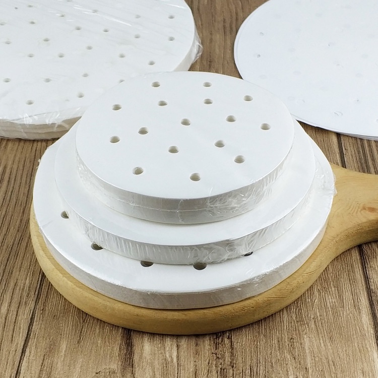 &lt;Video Review&gt; Sỉ Set 100 Tờ Giấy Nến Đục Lỗ Size 21cm Giấy Nến Lót Xửng Hấp Lót Nồi Chiên Không Dầu Hấp Bánh Bao U163