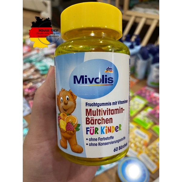 KẸO GẤU MIVOLIS của ĐỨC[ CÓ BILL]