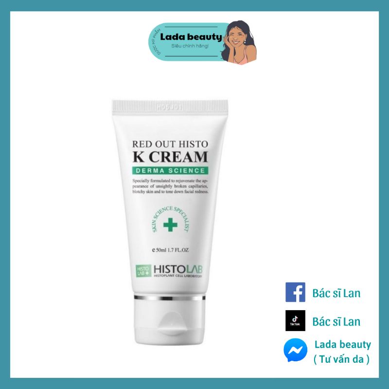 Kem dưỡng phục hồi Vitamin K- K Cream Histolab 50g