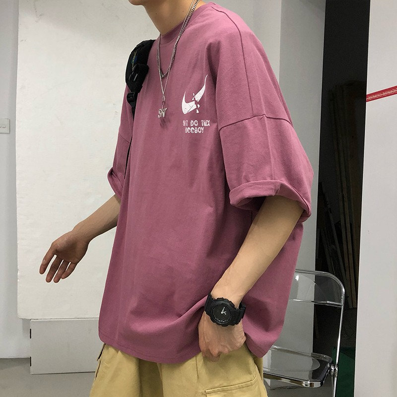 Áo Thun Tay Ngắn Thời Trang Dành Cho Nam Và Nữ (4 Màu)