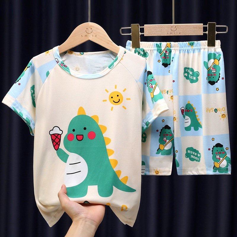 bộ thun lạnh 3d in ình dễ thương size 7-35kg