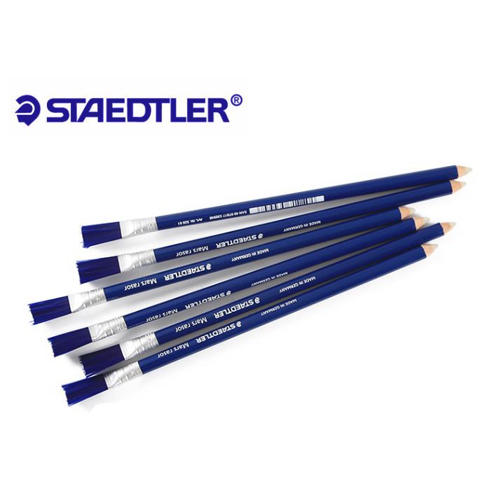 Tẩy Staedtler mars rasor dạng bút kèm cọ phủi cặn ở đuôi