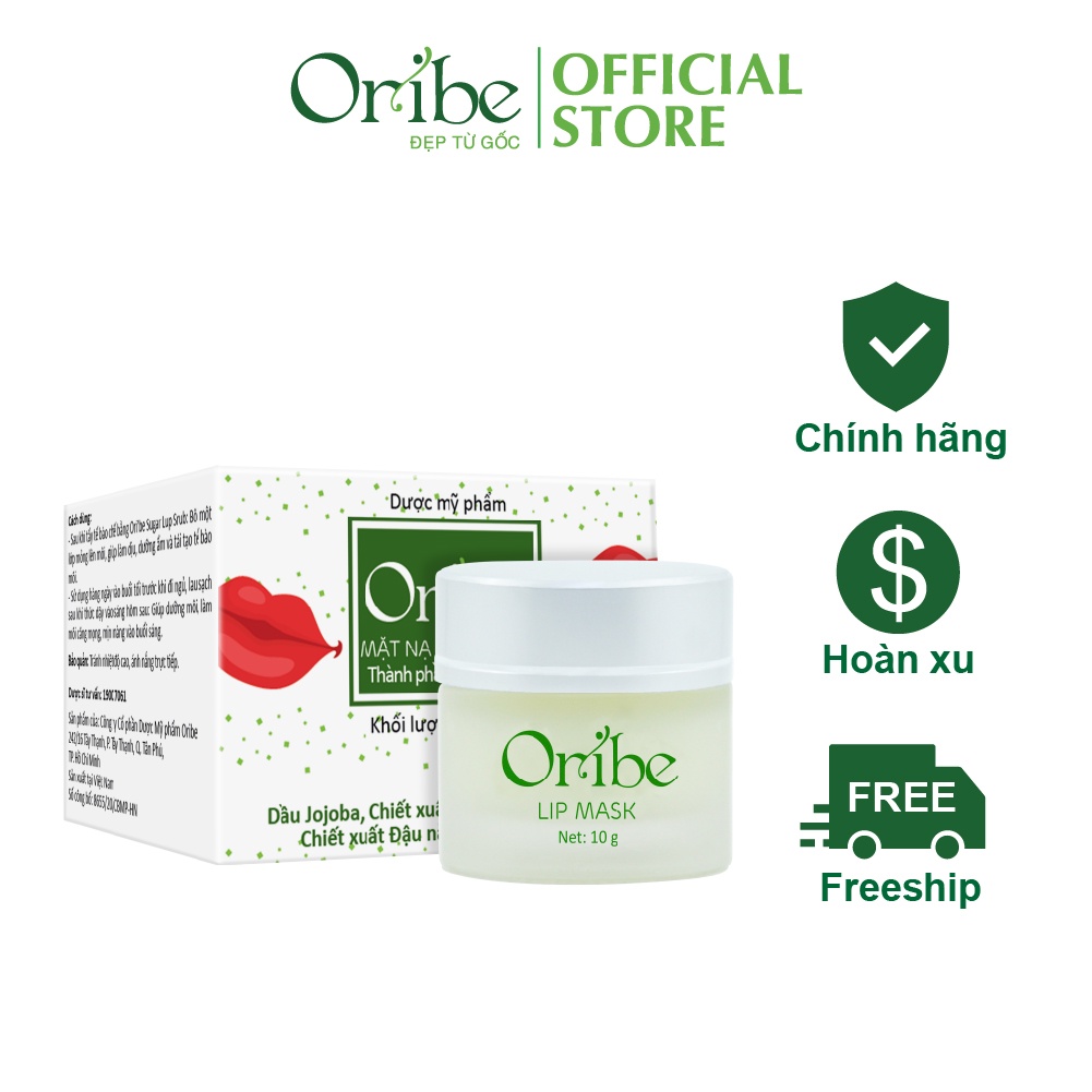 Mặt Nạ Dưỡng Môi Oribe Dưỡng Ẩm, Giảm Thâm, Làm Hồng Môi - Oribe Lip Mask 10g