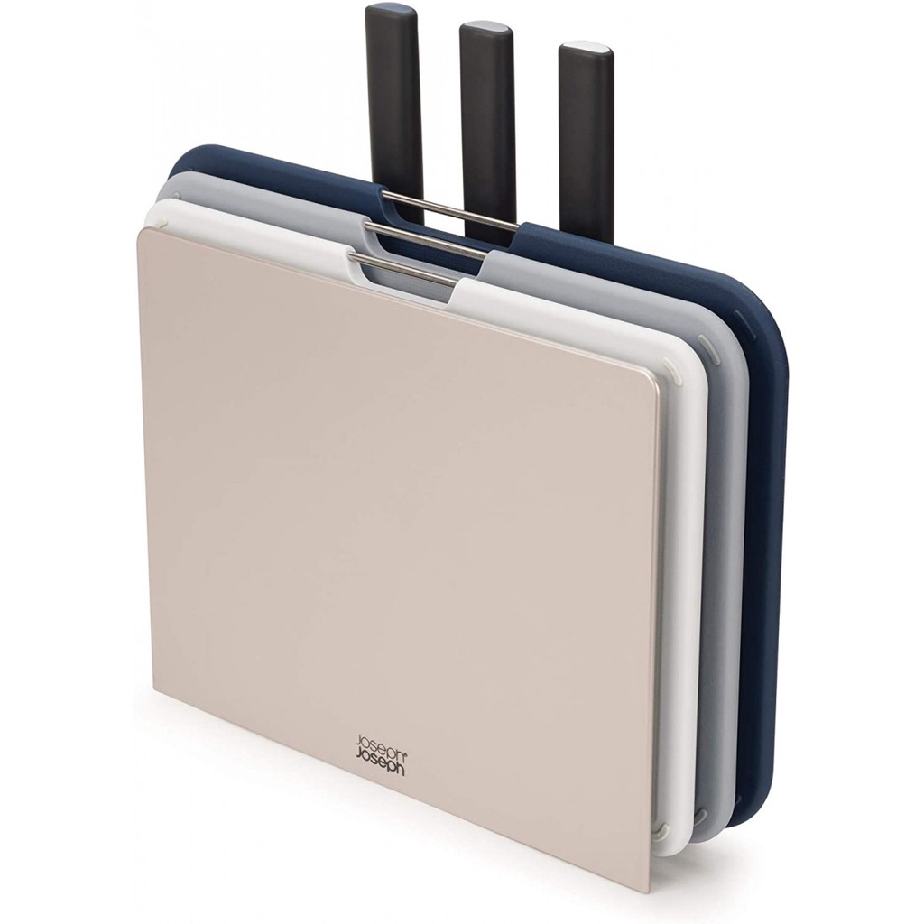 Bộ thớt kèm dao 3 thớt, 3 daoJoseph Joseph 60194