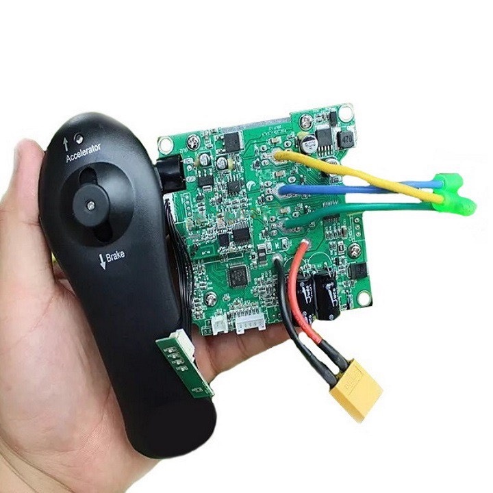 Bộ điều khiển xe điện, scooter mini, ván trượt DC 24V-36V 250W dùng động cơ không chổi than