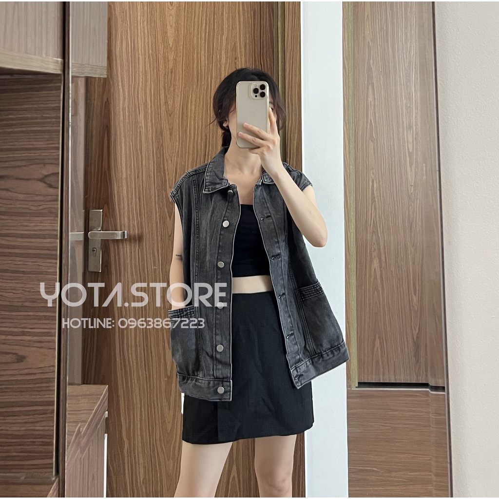 Áo khoác jeans gile - GL01