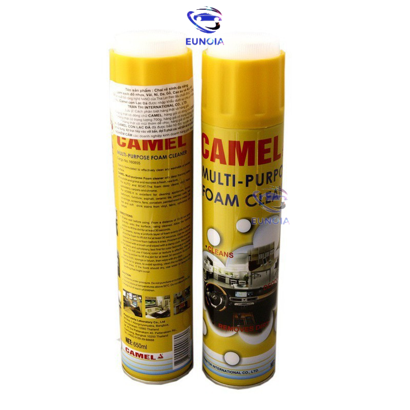 Chai vệ sinh ô tô đa năng Camel 650ml