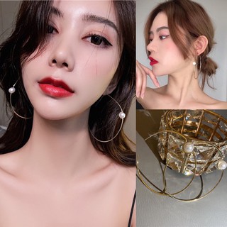 Khuyên tai tròn to free ship bông tai nữ