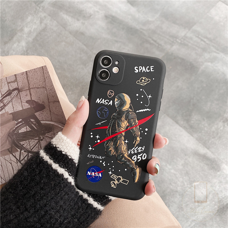 Ốp Lưng Silicone In Chữ Nasa Cá Tính Cho Xiaomi POCO X3 NFC Poco M3 Redmi 9T Redmi 9 8 8apro 8a Dual 9c 9c Nfc Redmi Note9 Note9S Note9Pro Note8 Xiaomi POCO X3 POCO X3 NFC