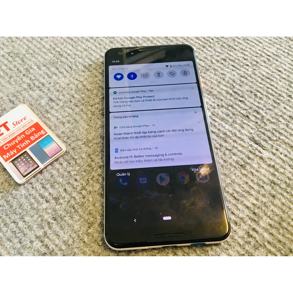 Điện thoại Google Pixel 3 Android 11 siêu mượt, chụp ảnh đẹp