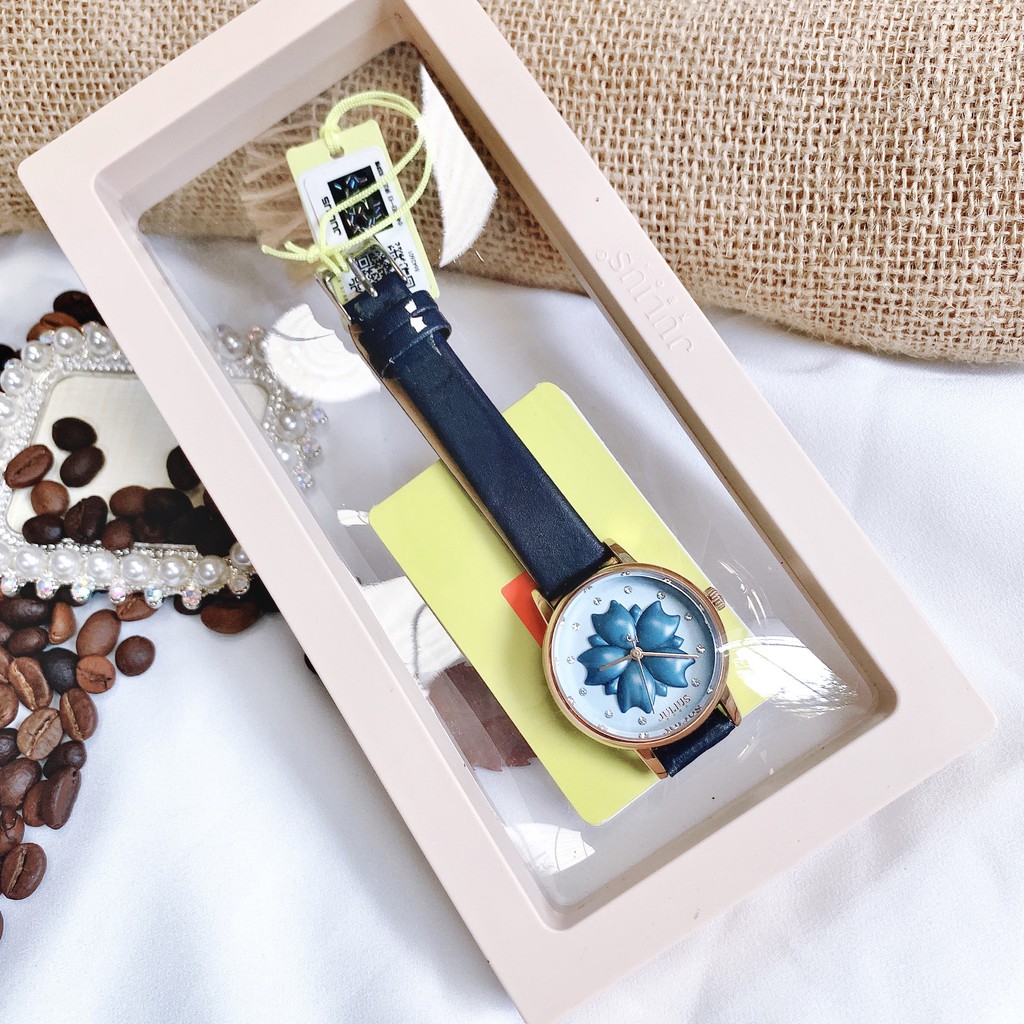 Đồng Hồ Julius Nữ Hàn Quốc JA-1000 Xanh | BigBuy360 - bigbuy360.vn