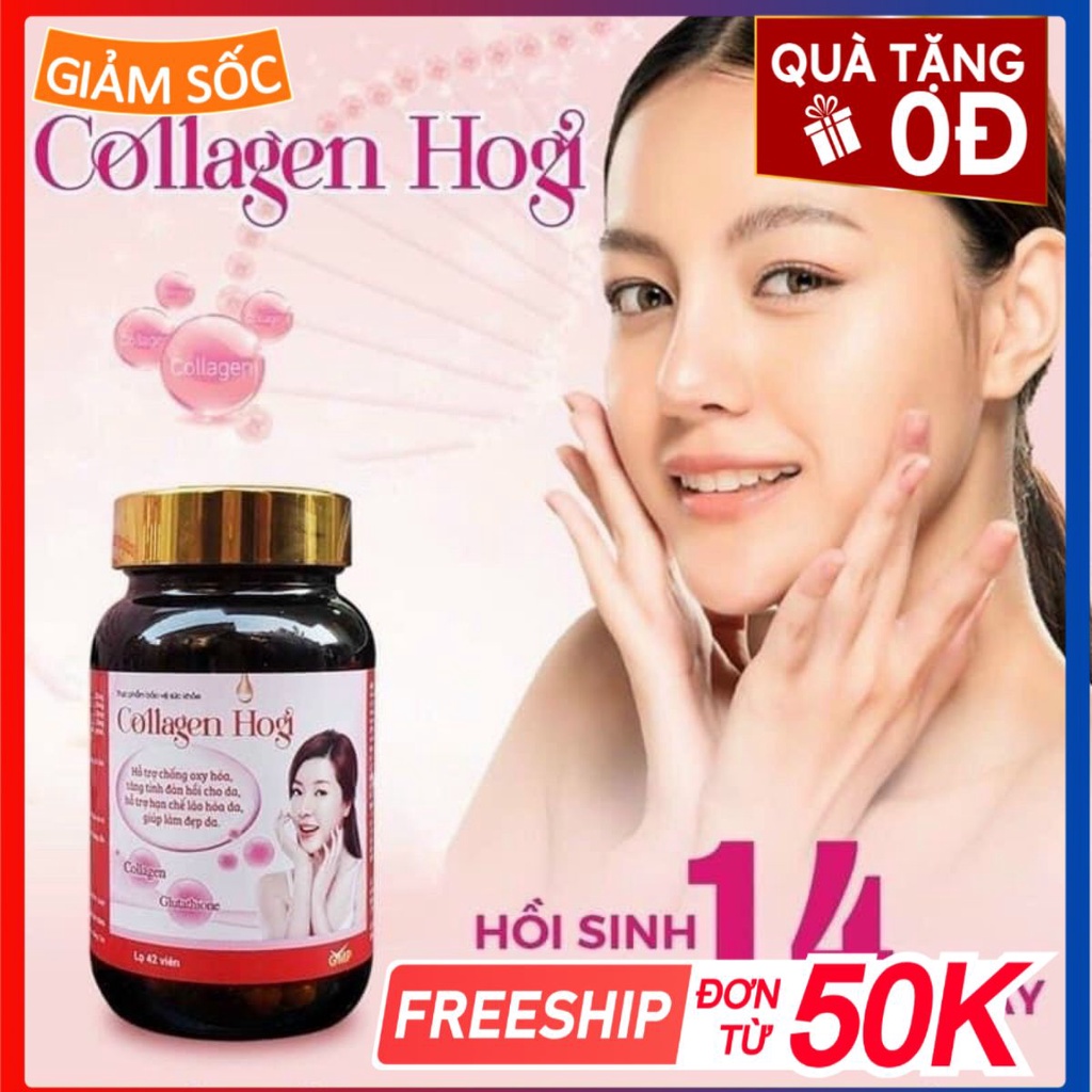 Viên uống Collagen HOGI, viên uống đẹp da giảm lão hóa