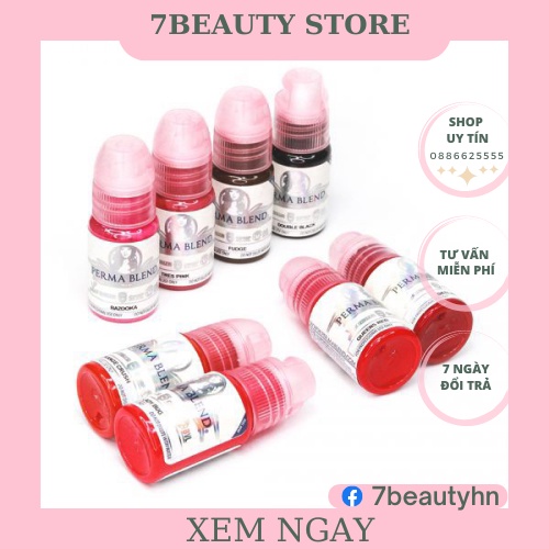 Mực Perma Blend Phun Xăm Thẩm Mỹ(Bám Màu và lên Đậm)
