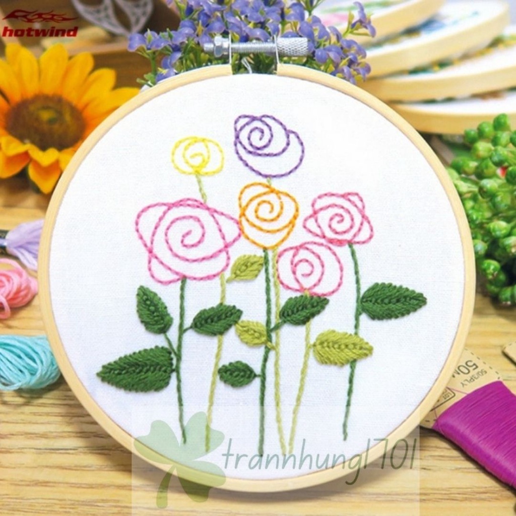 Bộ kit thêu tay trang trí DIY _ bộ sưu tập số 04