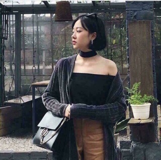 Áo trễ vai dài tay