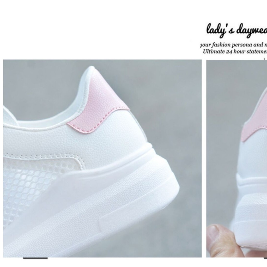Giày Sneakers Thể Thao Phối Lưới Thoáng Khí Năng Động Phong Cách Đơn Giản | BigBuy360 - bigbuy360.vn