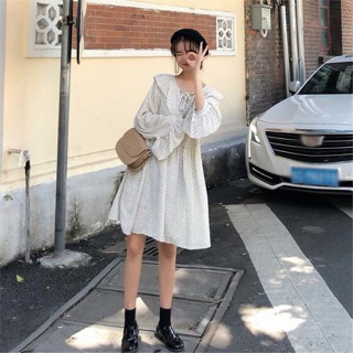 ORDER ĐẦM BABYDOLL TRẮNG BÈO VINTAGE ULZZANG